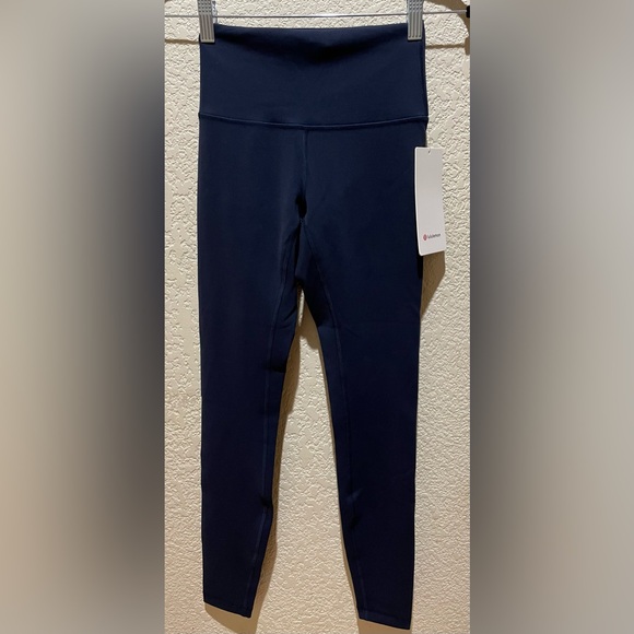 NWT Lululemon Wunder Train High Rise 28” Tights Leggings True Navy Size 4 - Picture 8 of 8